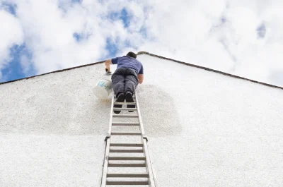 Peinture extérieure au Frêche — façades et ravalement